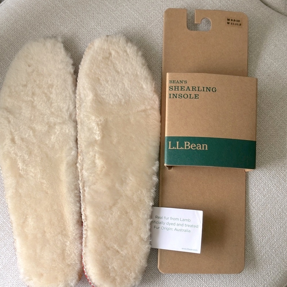 L.L.Bean Shearling Insole - Cream